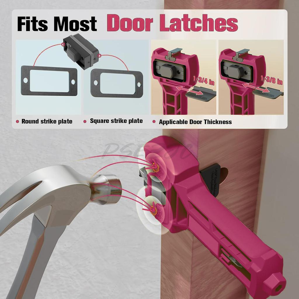 ABS Material Ball Lock Open Hole Tool+door Latch Mortise Tool Set Woodworking Tools