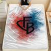 1PC Footballclub Basel Patterned Flannel Blanket Suitable For All Seasons for Home Decor Warmth and Comfort Gifts Holiday Present