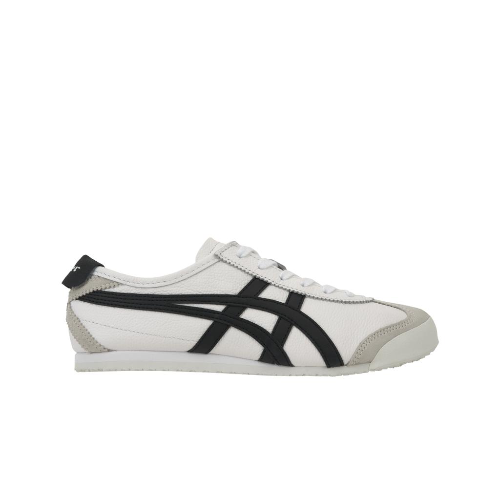 ONITSUKA TIGER Кроссовки Mexico 66 белые черные замшевые унисекс 1183A201-126