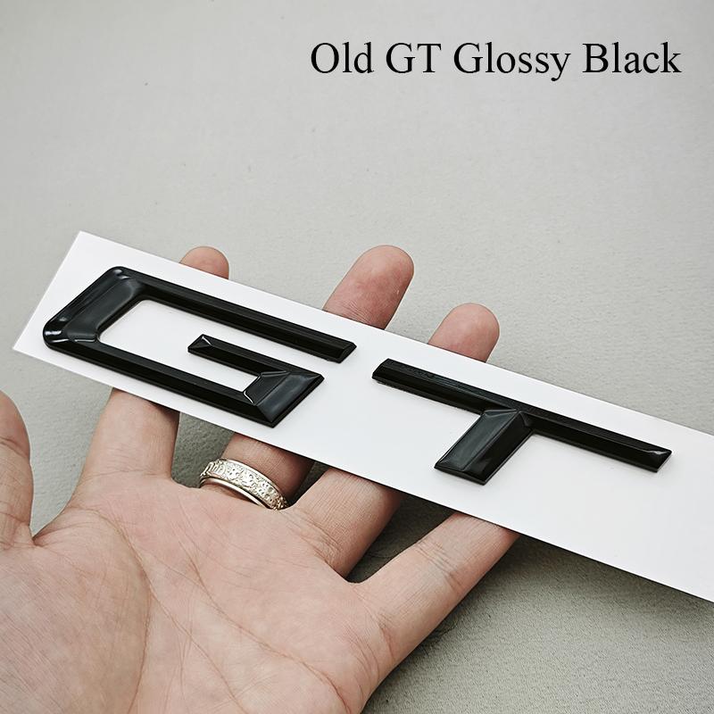 3D ABS Car Letter Rear Trunk Badge Auto GT Logo Emblem Decals For BMW GT 320i 330i 340i 528i 535i 630i 640i Exterior Accessories XN9
