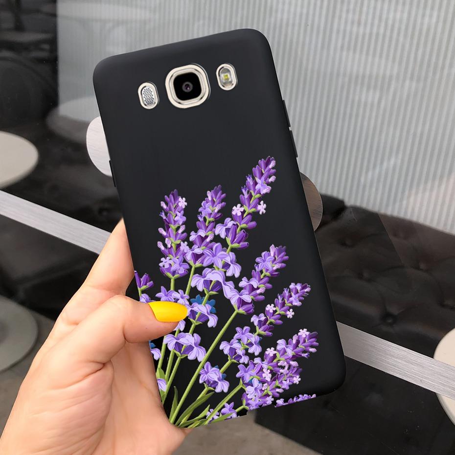 Мягкий чехол из ТПУ для Samsung J7 J5 J3 2016 Чехол для телефона Цветочный принт Силиконовый Милый задний чехол для Samsung Galaxy J3 J5 7 2016 Funda