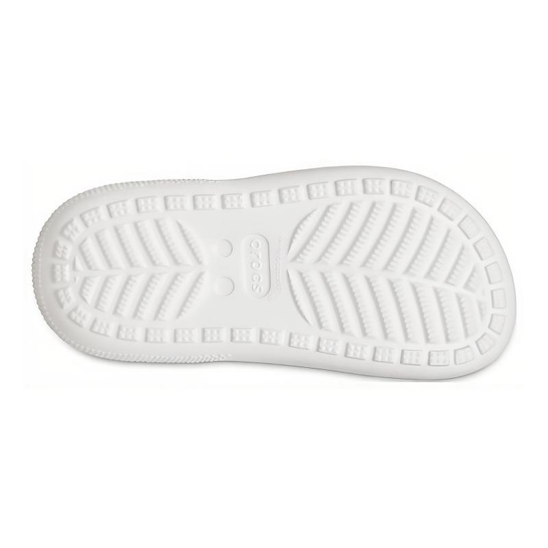 Crocs Классические клоги Дырочки Универсальная Платформа Износостойкие Дышащие Сандалии Белые Детская Модель