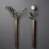 Bohemian Style Solid Wood Flower Wall Hanging Vase Home Wall Decoration Porch Living Room