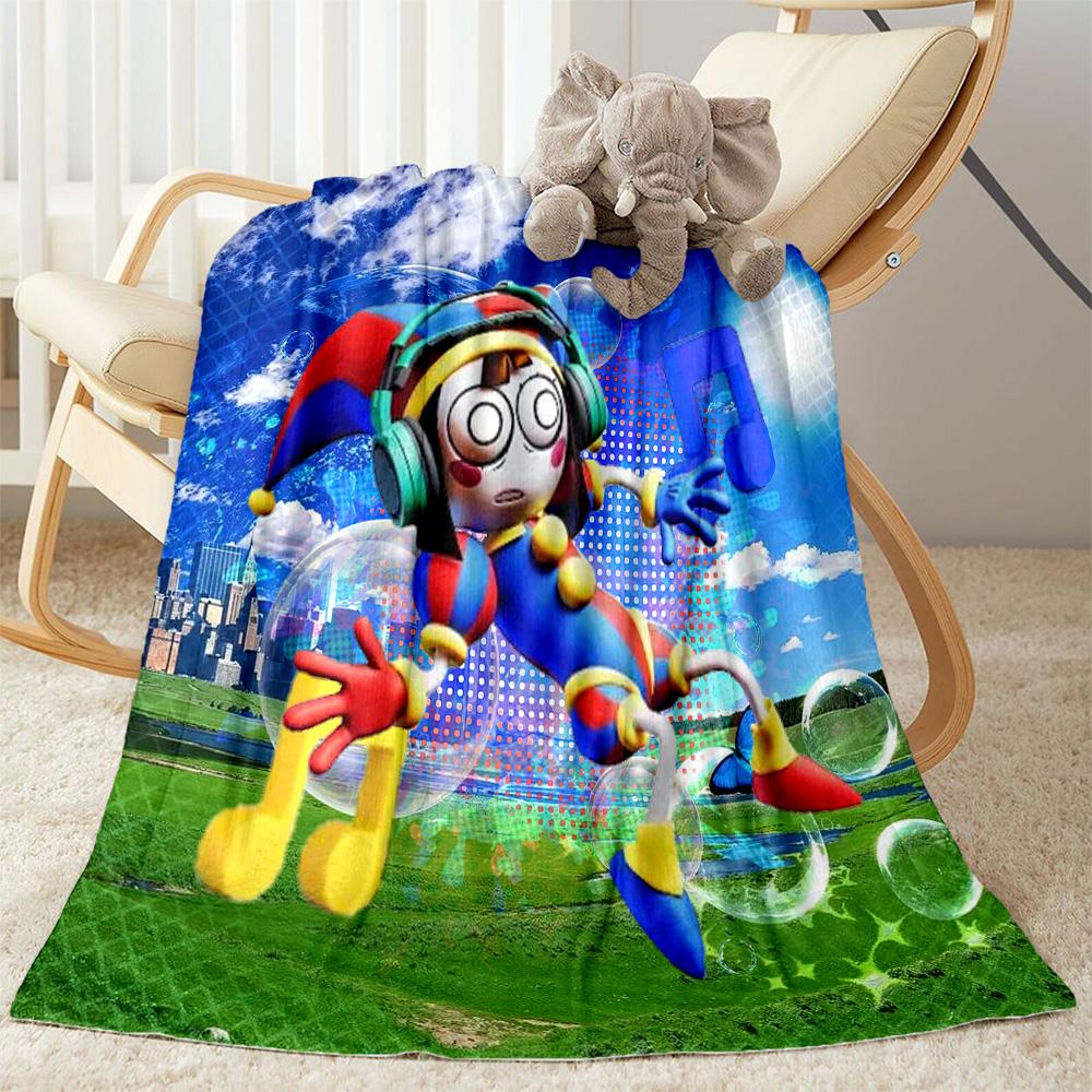 Digital Circus8 Blankets are suitable for living rooms,making them an ideal choice for outdoor travel and gifts.