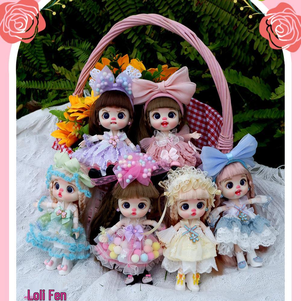 Loli Fen Модный Телефонный Брелок-Игрушка Силиконовая Кукла-Переодевашка - Милая Девочка Подарок на День Рождения Украшение