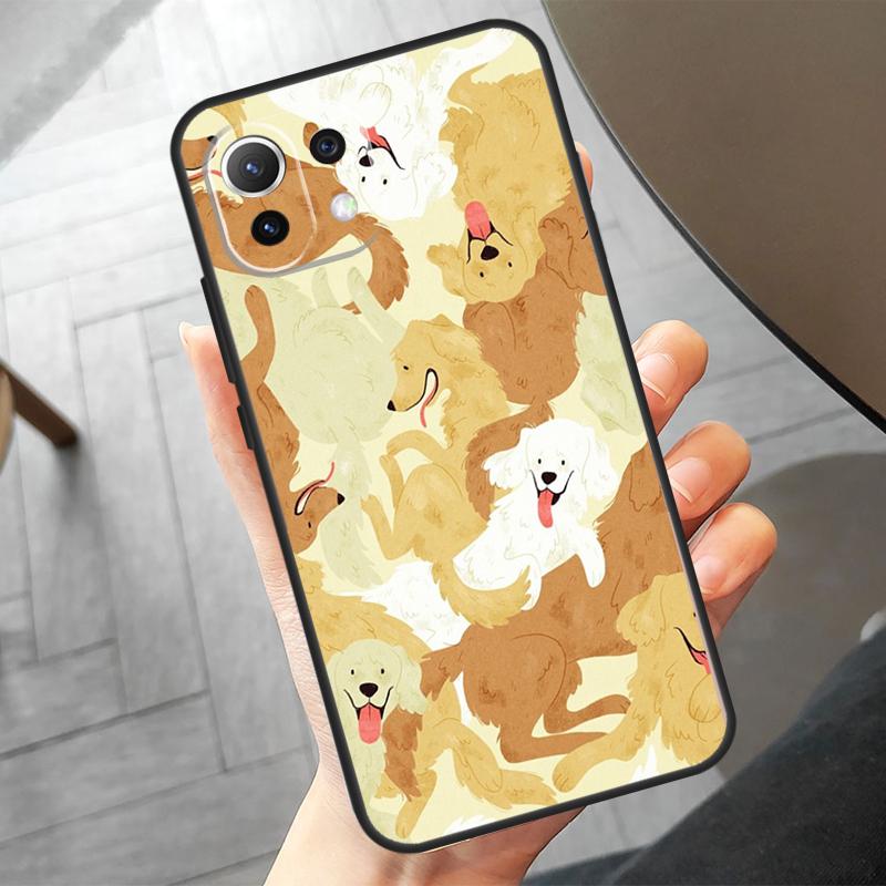 Golden Retriever Dog Funda For POCO F6 X6 Pro X5 X3 F3 F5 M6 M5s Xiaomi 14 Ultra 12 13 Lite 11T 12T 13T Pro Case