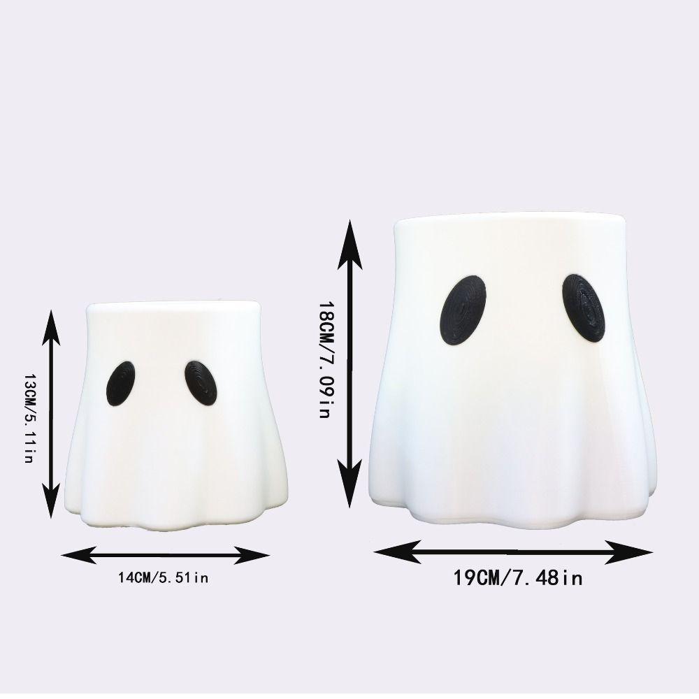 Versatile Piece Ghost Planter Durable Plastic Fern Display Stand Candy Bowl Home Decor