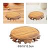 Wooden Base Flower Pot Decorative Base Unique Teapot Base Buddha Statue Stone Base Display Stand Home Office Decoration