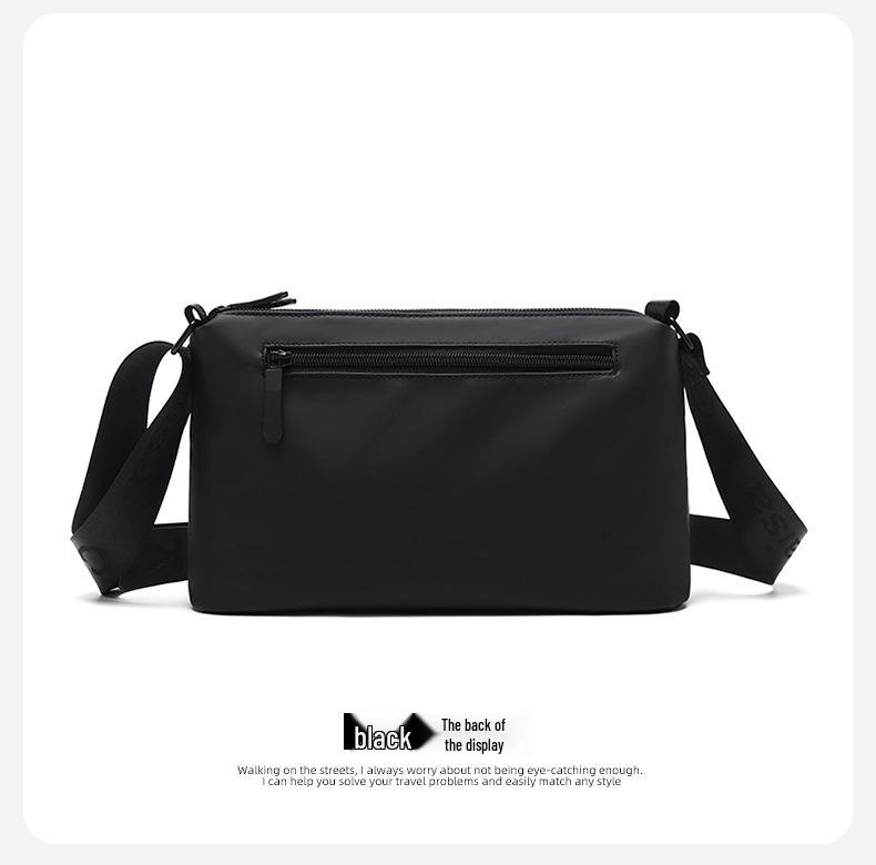 2025 Мужская Модная Сумка Кроссбоди в Корейском Стиле: Повседневный, Вместительный Рюкзак через плечо с несколькими отделениями