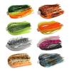 88 Strands 64mm Silicone Artificial Soft Bait Freshwater Trolling Lure Skirts Elastic Hole Carp Fishing Accessories Spinner Bait