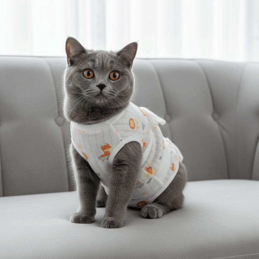Breathable Pet Sterilization Suit Adjustable Pet Anti-Lick Suit Wound Protection