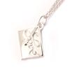 [L0164] - Silver 'Love' Envelope Necklace