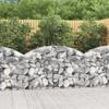 VidaXL Arched Gabion Basket Gabion Cage Gabion Wall Stone Basket Gabion for Stone Garden Patio Outdoor 153444
