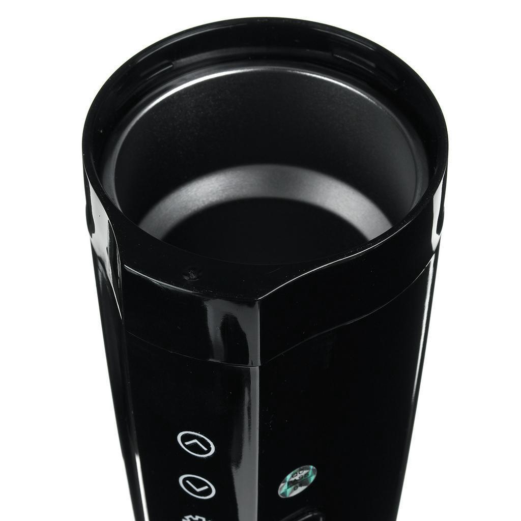 400 мл, 12/24 В, 80 Вт, нержавеющая сталь, дорожный автомобиль, электрическая чашка для воды с подогревом, ЖК-дисплей, кофейная чашка