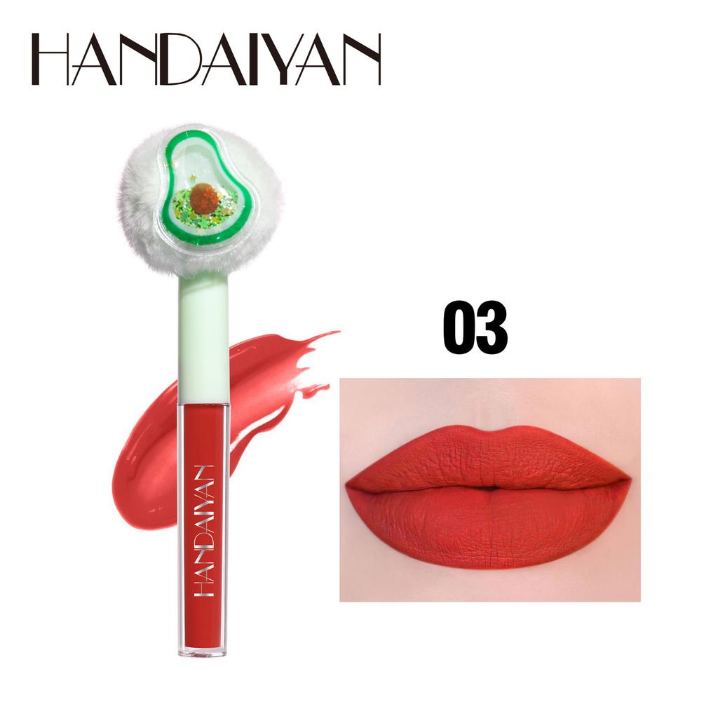 HANDAIYAN Stek Gjin Beker Lip Glaze Velvet Filvet Mist Матовая помада Reade Fruit Plusplus HEAD Gloss
