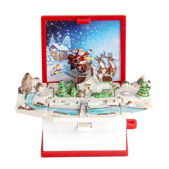 Мини 3D складная книга брелок Поппинг Миниатюрный мир подвесное украшение Крошечная кофейня Great Wall