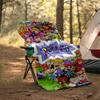 1pc Rugrats in paris4 Theme Blanket - Digital Print, Polyester, Cozy for All Seasons, Perfect for Outdoor, Camping, and Travel
