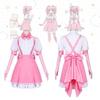 Очаровательный розовый костюм для косплея для женщин, смесь полиэстера, волшебный набор