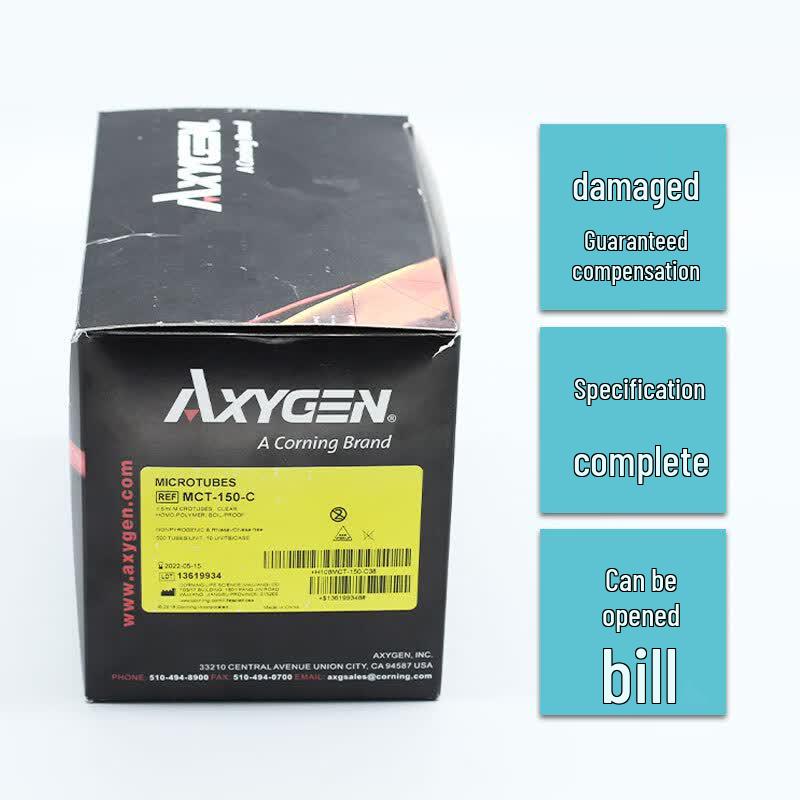 Axygen PCR Centrifuge Tubes, DNAse/RNAse/Pyrogen-Free