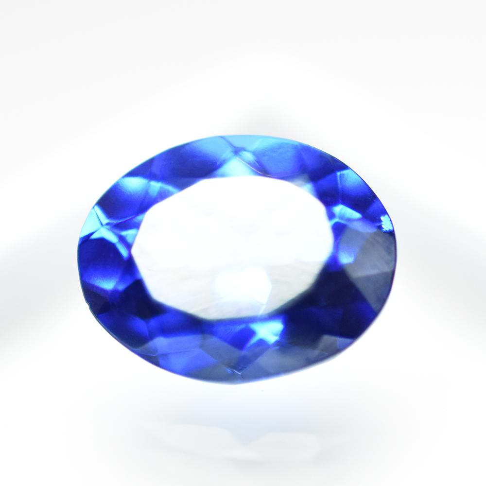 Natural Blue Sapphire Loose Gemstone 7.50 ct Oval Shape September Birthstone for Gem Collections