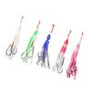 5Pcs Fishing Squid Lures Soft Luminous Octopus Trolling Saltwater Lures Baits with Hook Octopus Skirt Trolling Swimbait