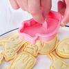 6 шт., очаровательные формочки для печенья в виде котов с толкателями — идеально подходят для выпечки вкуснейших угощений и украшения тортов.