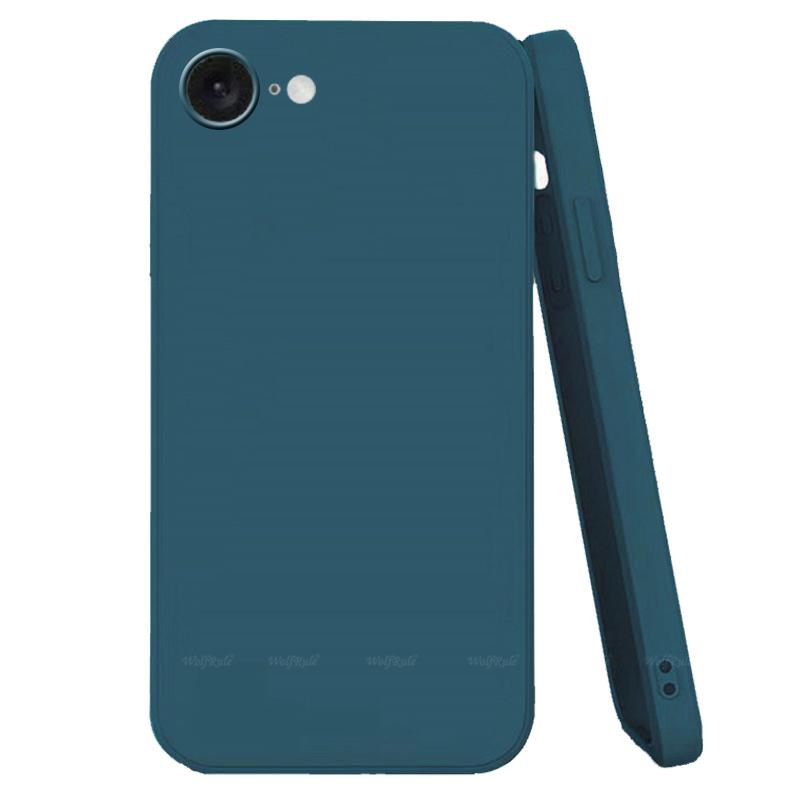 Для iPhone 16e Чехол Накладка iPhone 16e Capas Жидкий Силикон Ударопрочный Бампер для Телефона ТПУ Мягкий Чехол Для Apple iPhone 16e Fundas