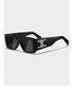Internet celebrity square narrow frame sunglasses new sunglasses women sunscreen face small sunglasses
