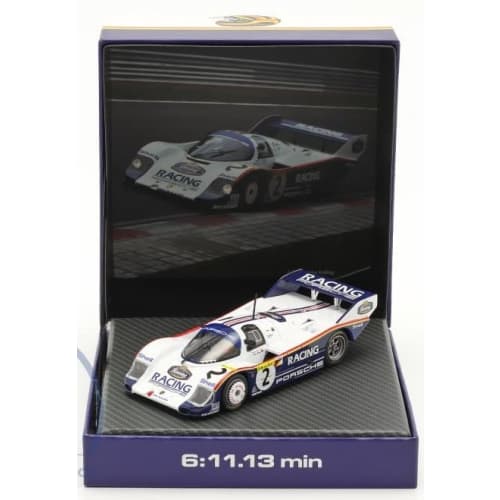 WERK83 1/43 Scale Diecast Model Car: Porsche 956K Team Rothmans N?rburgring 1000km Lap Record, 1983, Driven by Stefan Bellof and Derek Bell