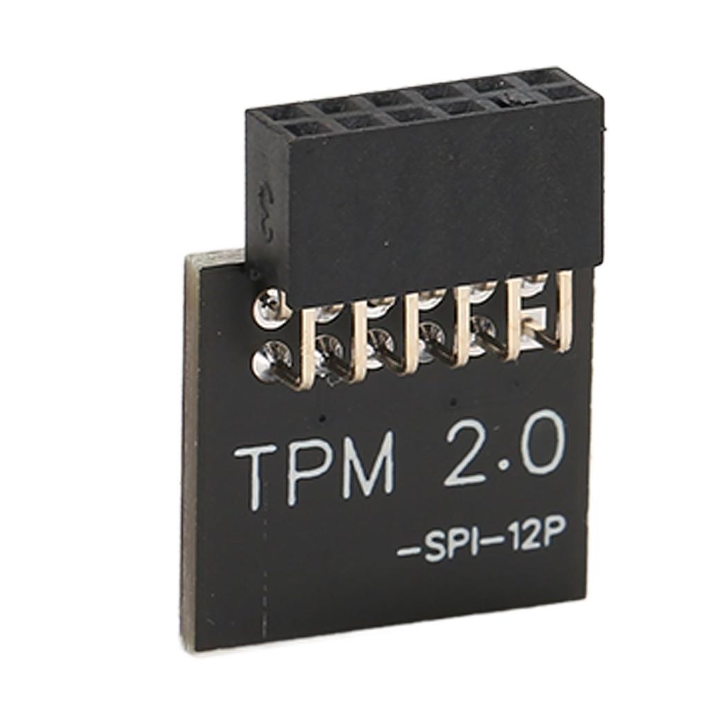 Модуль безопасности шифрования TPM2.0 для материнской платы GIGABYTE SPI 12Pin Модуль безопасности для WIN 11 2.0