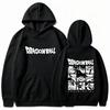 Dragon Ball Men's Hoodie With Double-sided Black And White Print High Quality Warm Sweatshirt For Autumn Winter Women And Men Hoodies