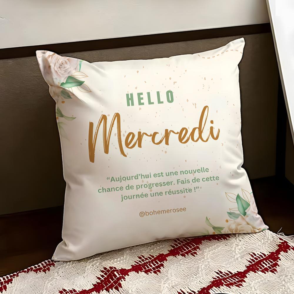 MMardiS MMercredi Cushion Cover Reversible Soft Durable Pillow Cover Home Car MultiScene Use for Daily Comfort
