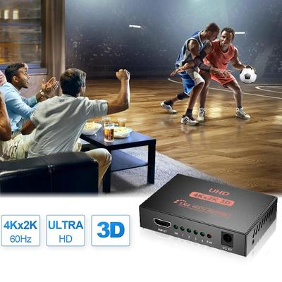 4K 30 Гц HDMI-совместимый сплиттер 1080P Двойной дисплей Конвертер 3D HDMI-совместимый Распределитель сигнала HDCP для HDTV DVD PS3 Xbox