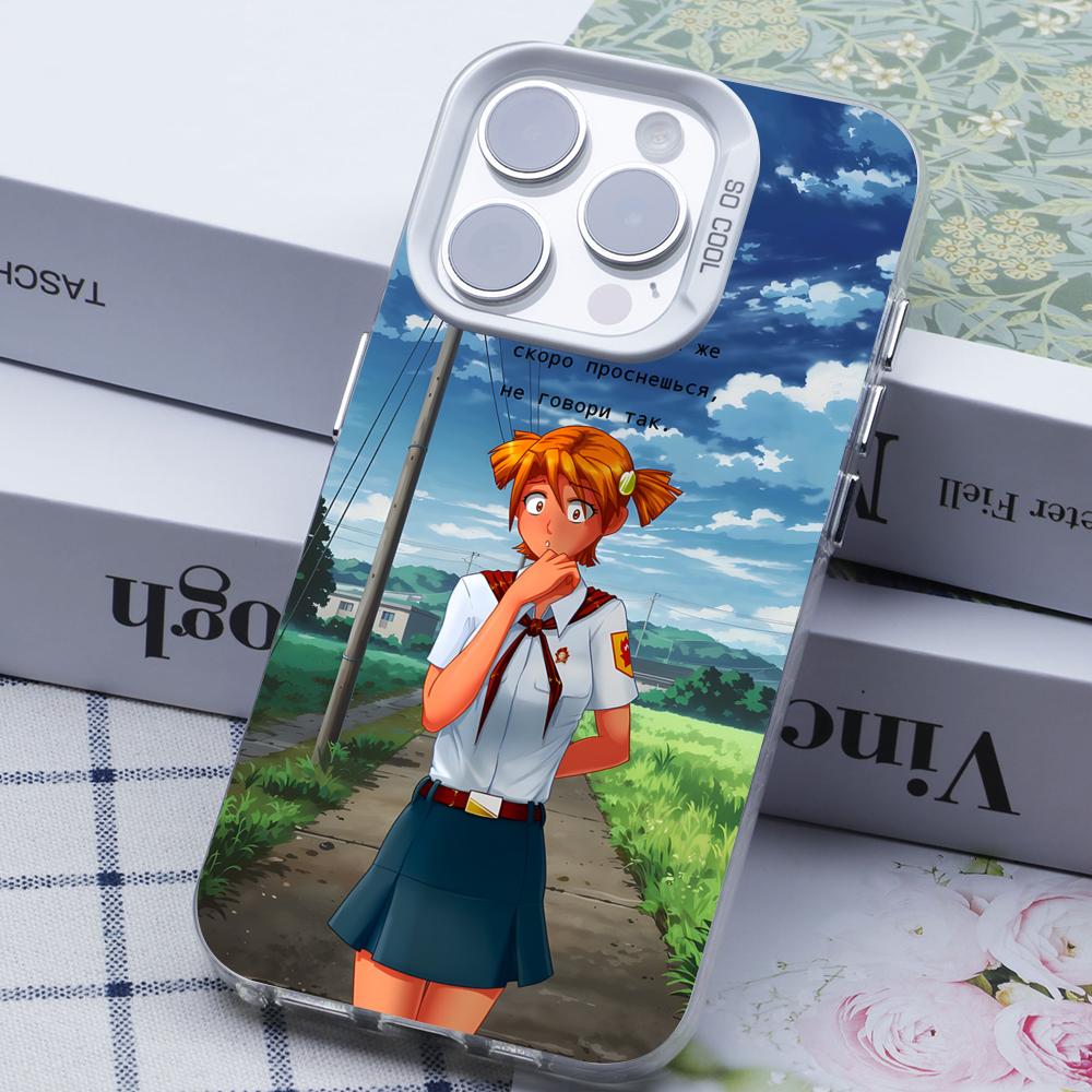 Everlasting Summer Alisa White Translucent Mobile Phone Case for iPhone 17 16 15 14 13 12 11 X XR XS Air Pro Max Plus Cover