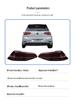 Светодиодные дневные ходовые огни и динамические задние фонари для Volkswagen Golf 7 2013-2020