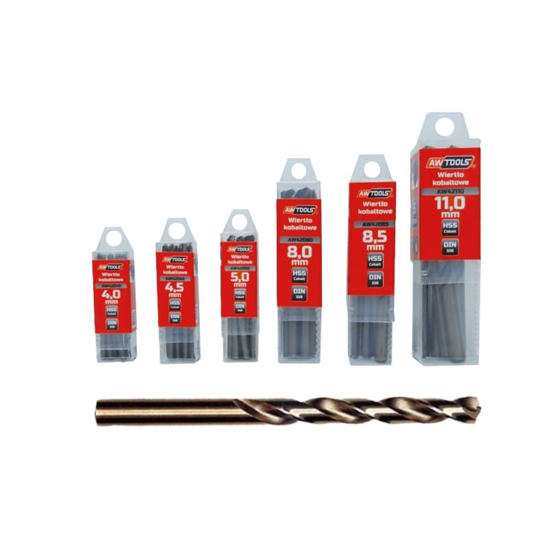 AWTOOLS METAL COBALT DRILL 6.0mm/10pcs.