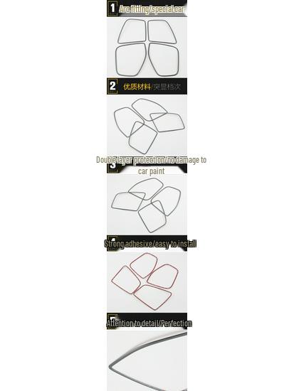 Stainless Steel Speaker Frame Cover for 17 GL8 - Decorative Car Accessory