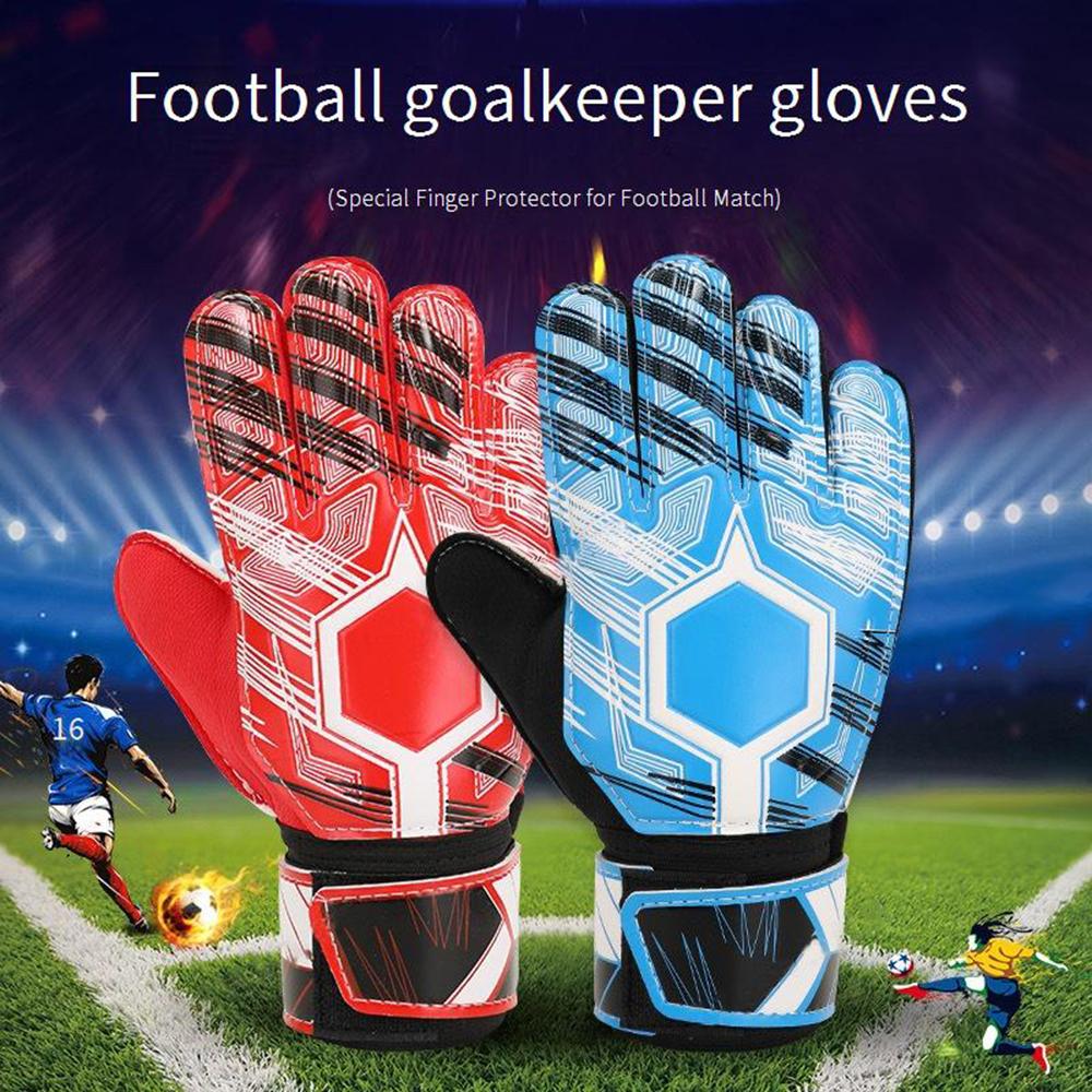 Professional Football Gloves for Adults Children Breathable Wear-resistant Thickened Finger Protector Anti-Slip Feature for