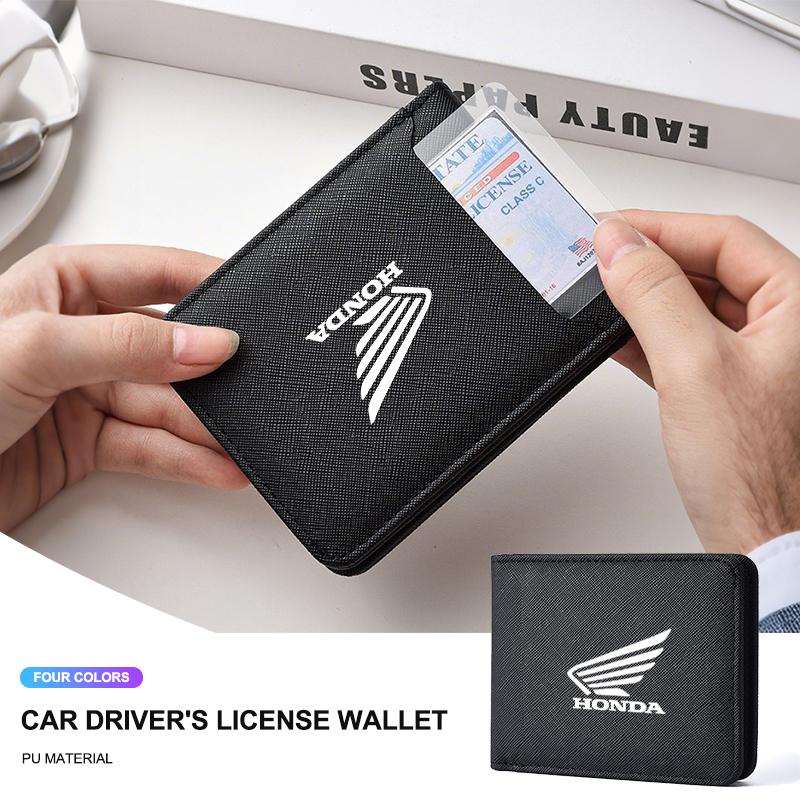 Текстура шлифованная Автомобильные водительские удостоверения ID-карты Мужской короткий кошелек Для Honda CBR 600RR 1000RR CBR 125R 954 600 650F 650R 1100XX 1000F XD9