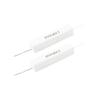 10PCS Wirewound Ceramic Cement Power Resistor Fixed Horizontal 20W Watt 0.1ohm - 100Kohm Vertical Axial Lead Resistance 5% 0.1/0.22/0.47/100/1K R Ohm