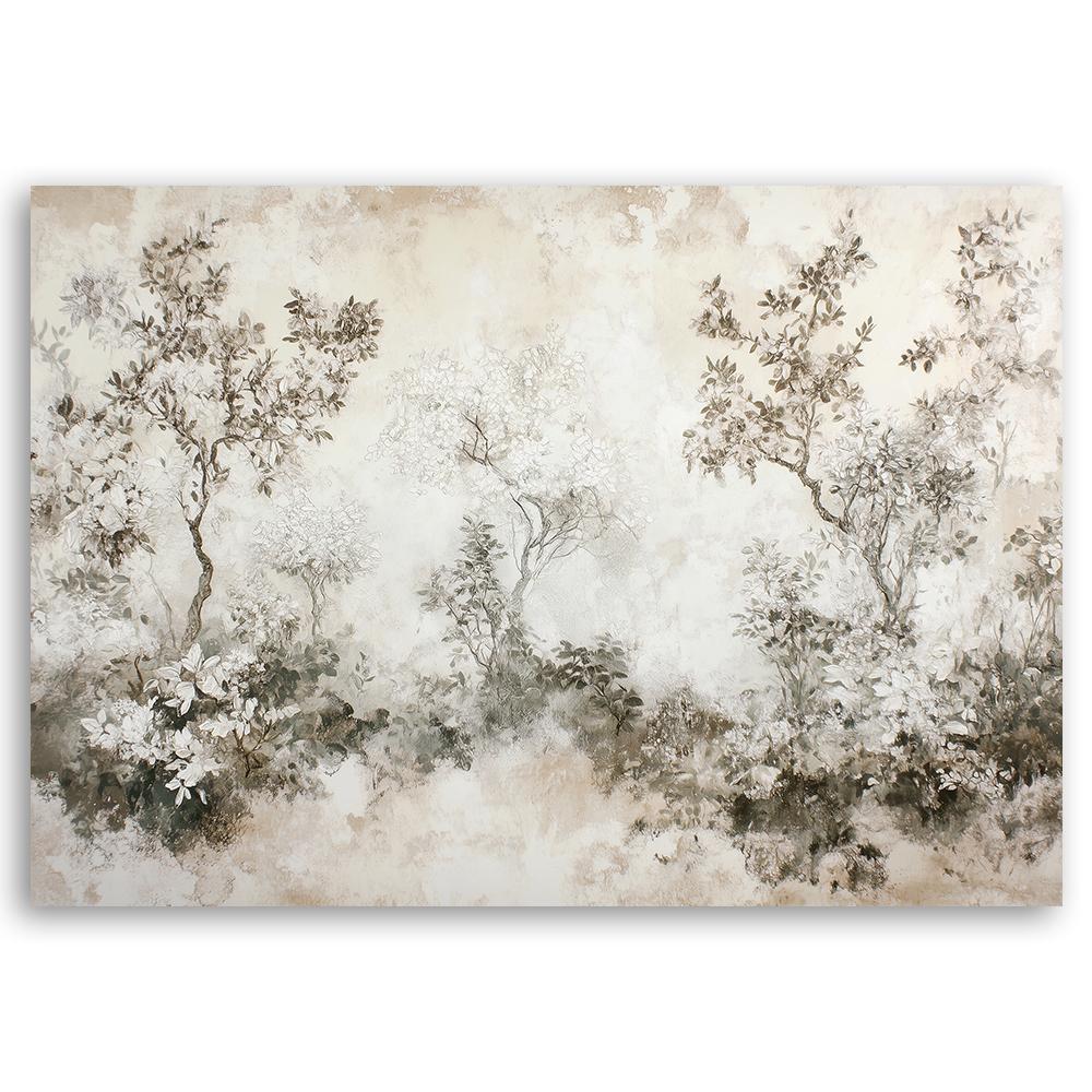 Canvas print,  Fog on the trees