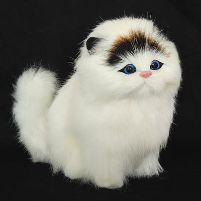 Плюшевая имитация кошки, электронная кукла для домашних животных, имитация животного, игрушка с функцией мяуканья, детская милая модель игрушки для домашних животных, Рождественский подарок