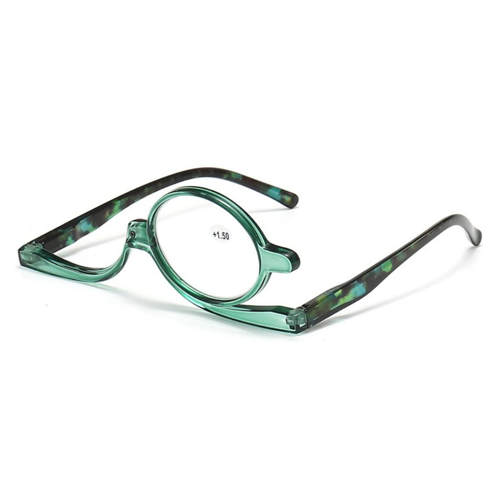 Красочные вращающиеся очки для чтения с оправой для макияжа, откидные линзы, увеличительные очки для женщин