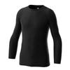 Hummel Junior Long Sleeve Warm Crew Neck Inner Black 140 Undershirt, Shirt, Warm, Moisture-Wicking, Quick-Drying, Anti-Static, Antibacterial, Stretch,
