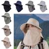Lightweight Detachable Face Cover Hat Water-Resistant Fishing Hat  for Women & Men