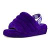 UGG Fluff Yeah Slide Simple Thick Sole Fashion Slippers Women Slippers Night-Violet 1095119-VNGH