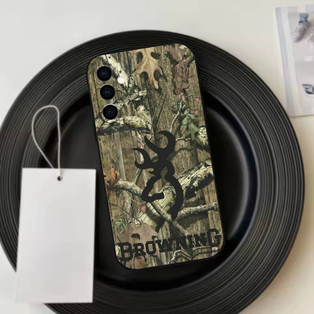 Cool B-BrowningS H-Huntings Deer  Phone Case For Samsung Galaxy A73,A72,A71,A70,A53,A52,A51,Others Soft Black Cover