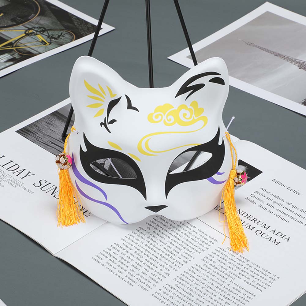 Japanese Anime Cat Mask Headwear Cosplay Party Mask Props Cosplay Mask Demon Slayer Party Props