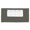 Party Tent Side Panel 2 pcs 400 x 195 cm Anthracite PE and Steel