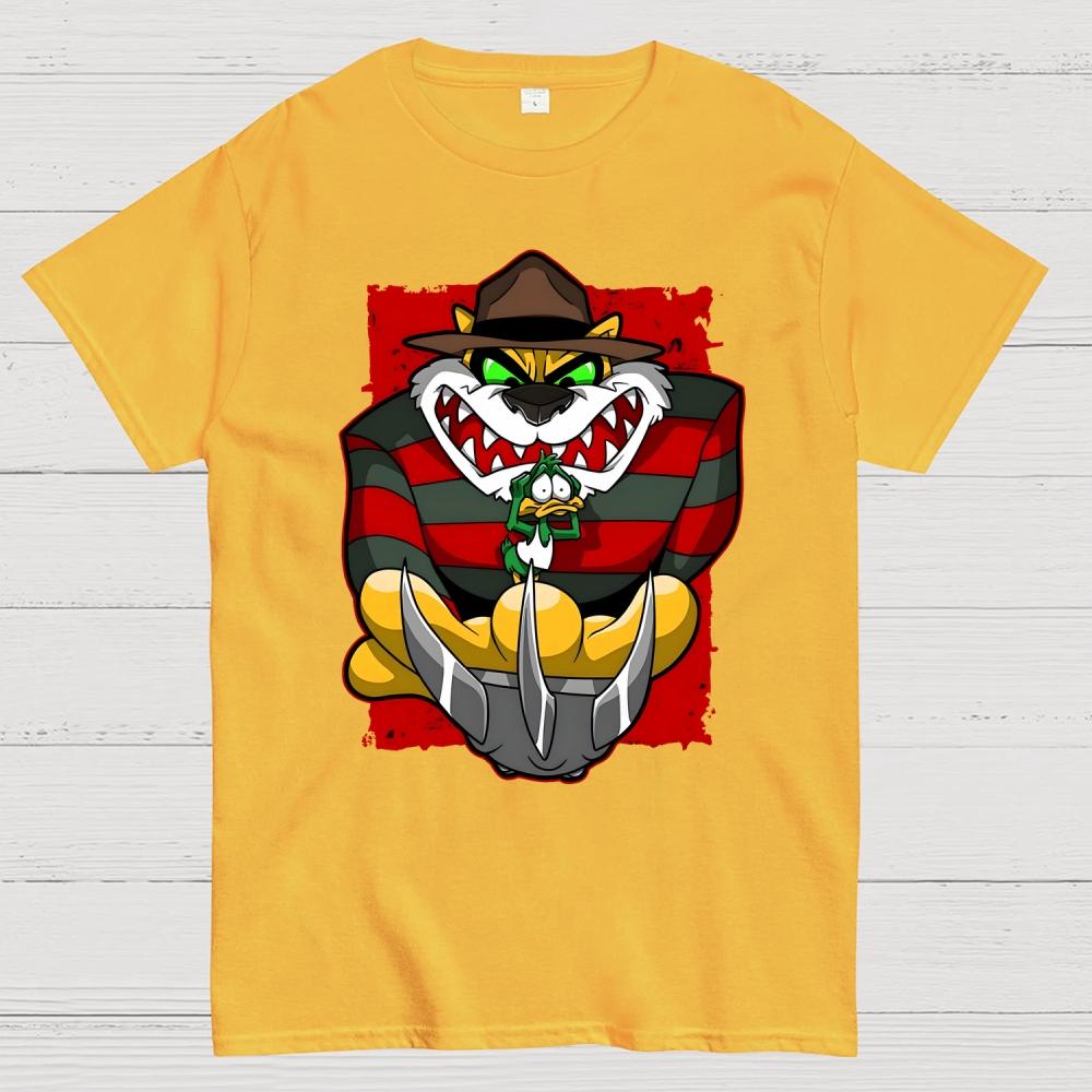 A Nightmare On Acme Acres 100% Cotton Summer Casual Cool Loose T-Shirt